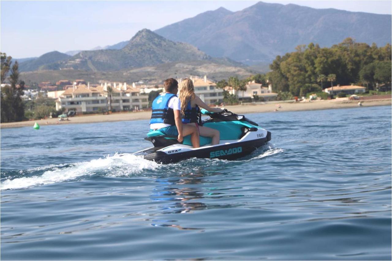 Appt 401-3-Bed-Heaven Beach-Paseo-All Year Heated Pool-Free Bikes Estepona Exteriör bild