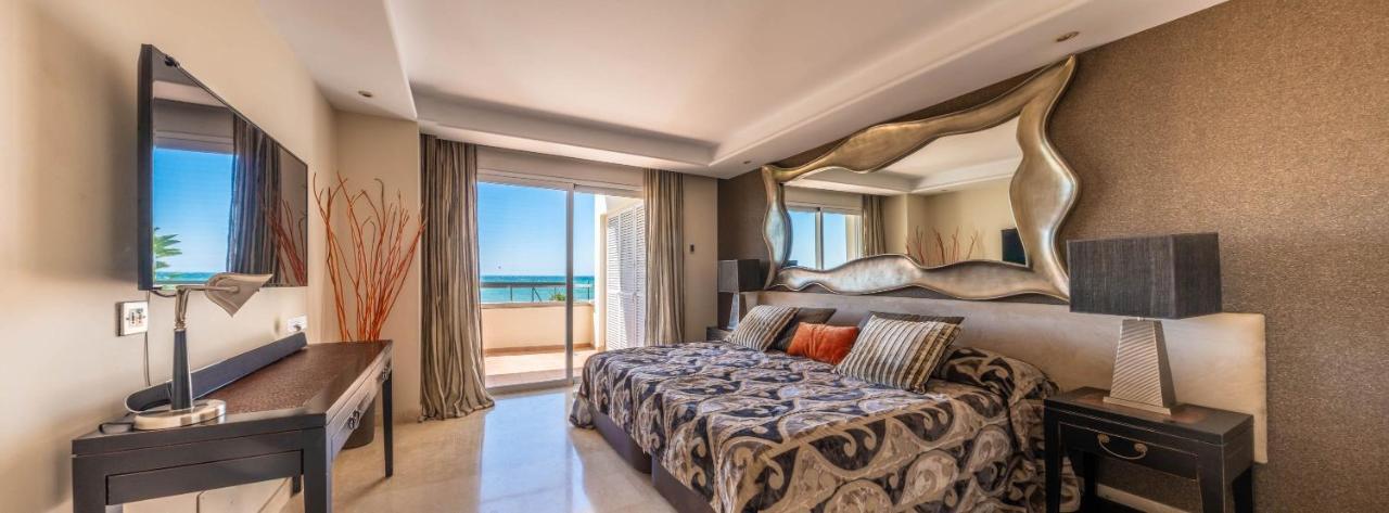 Appt 401-3-Bed-Heaven Beach-Paseo-All Year Heated Pool-Free Bikes Estepona Exteriör bild